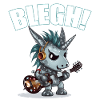 Blegh Heavy Metal Metalcore Unicorn