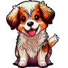 Irresistible dog motif
