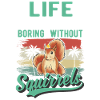 Eichhörnchen Geschenk Squirrel Grauhörnchen
