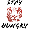 Stay Hungry black/red