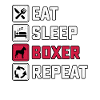 Manger Sommeil Boxer Répéter