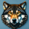 Standard Wolf portrait