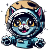 Space Cat à Moon