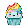 Cupcake Comic Muffin Cake