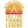 Retired technician fishing legend
