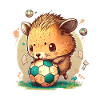 Cute Animal Soccer Players