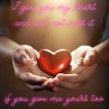 I give you my heart
