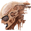 Wood cyber style