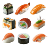 Different sushi variations