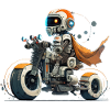 Robot conduit moto