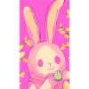 Pastell Osterhase Rosa Osterei