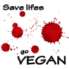 Save lifes go vegan