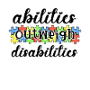 Autism awareness - abilities predominate