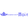 moin. blau
