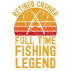Retired cashier fishing legend