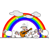 Sheep smoking weed