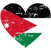 Jordan Flag Heart