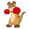Gants de boxe suricate boxer
