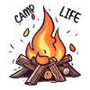 Camp Life Campfire