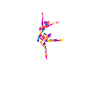 free dancing ballerina, abstract