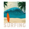 Sommer-Surf-Strand-Urlaubsgeschenk