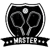 Pickleball Master Badge Funny Gift