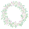Floral wreath, customisable