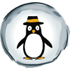 Pinguin mit Hut