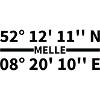 Coordonnées Melle