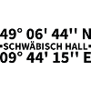 Coordonnées de Schwäbisch Hall