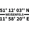 Coordonnées de Weißenfels