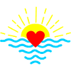 Sunset with heart