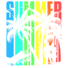 SUMMER Theme colourful Beach