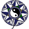 Taoist Mandala Blue