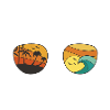 Active pensioner-athlete with sunglasses on