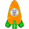 Rabbit Spaceship Space