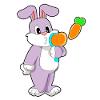 Rabbit Soap Bubbles Carrot