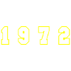 1972 Year Number
