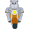 Hippopotamus Motorcycle
