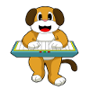 Dog Musician Keyboard Music