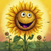Sonnenblume Cartoon