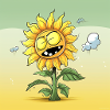 Sonnenblume Cartoon