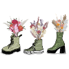 Chaussures à fleurs