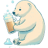 Eisbär enjoys a delicious beer