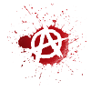 Anarchy bloodied logo