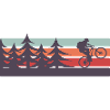 Retro MTB Mountainbike Wald