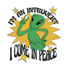 Alien in sign of peace