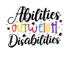 Autism awareness - abilities predominate
