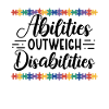 Autism awareness - abilities predominate