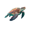 Turtle - Turtle - Diving - Sea